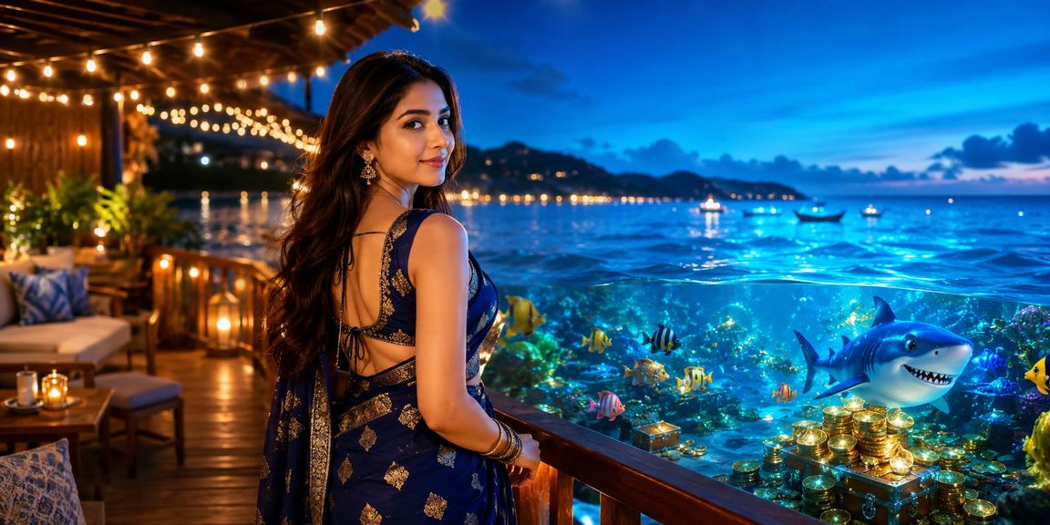 কক্সবাজারের সমুদ্র সৈকতে ফিশিং গেম উপভোগ করছেন একজন খেলোয়াড়