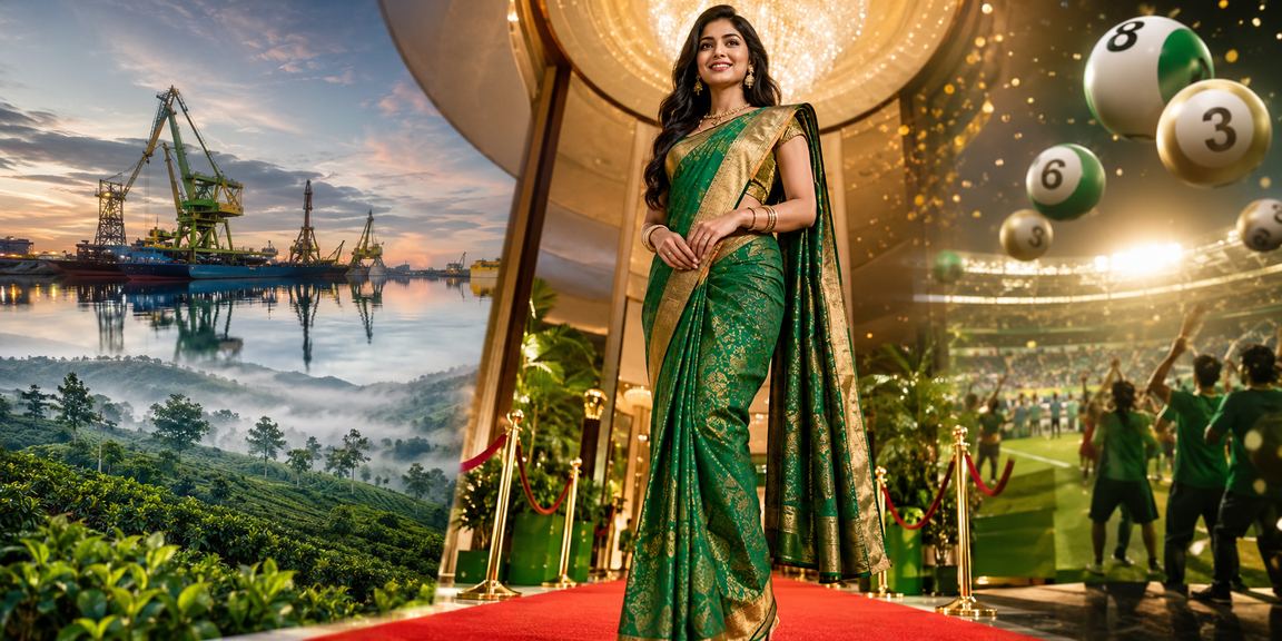 খুলনার চা বাগানে লটারি ও গেমিং আনন্দের দৃশ্য