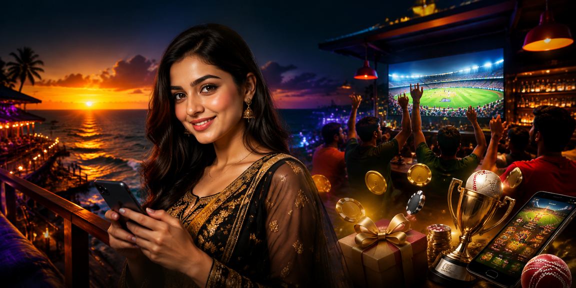 সেন্ট মার্টিনে চা বাগানের পটভূমিতে ক্রিকেট বেটিং উপভোগ