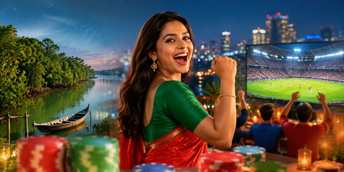 সুন্দরবনের পটভূমিতে বাংলাদেশি মডেল অনলাইন বেটিং প্ল্যাটফর্ম ব্যবহার করছেন